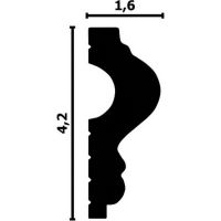 Угловой элемент молдинга Перфект P54-1 16x205x205 мм — фото 2, Молдинги