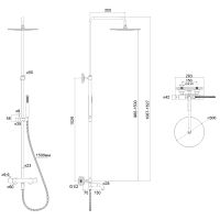 Товар: Душевая система Whitecross Y gunmetal Y1234GM с термостатом Оружейная сталь - фото 3 Душевая система Whitecross Y gunmetal Y1234GM с термостатом Оружейная сталь — фото 3, Душевое оборудование. Душевая программа