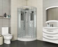 Душевая кабина Niagara Luxe NG-7715WBK 90x90 без гидромассажа — фото 2, Душевые кабины