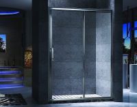 Душевая дверь Esbano ES-100DK 100 ESDN100DK профиль Хром стекло прозрачное — фото 3, Раздвижные душевые двери