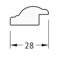 Зеркало Evoform Definite 68х48 BY 0624 в багетной раме - Витой махагон 28 мм — фото 5, Мебель для ванной