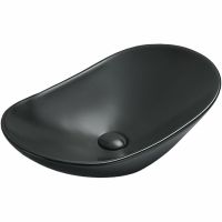 Раковина-чаша Vincea 62 VBS-508MB Черная матовая — фото 1, Раковины накладные