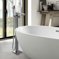 Товар: Смеситель для ванны Vincea Хром арт-VTF-101CH - фото 4 Смеситель для ванны Vincea Хром арт-VTF-101CH — фото 4, Смесители напольные