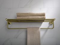 Полка для полотенец Timo Saona 13058/17 Золото матовое — фото 4, Полки для полотенец