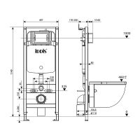 Товар: Инсталляция Iddis Prolix PRO0000i32 для унитаза без клавиши смыва - фото 4 Инсталляция Iddis Prolix PRO0000i32 для унитаза без клавиши смыва — фото 4, Инсталляции