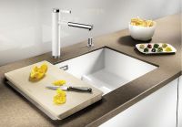 Кухонная мойка Blanco Subline 700-U Level 523545 Серый беж — фото 9, Кухонные мойки