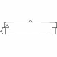 Товар: Полотенцедержатель Haiba HB8901 Черный матовый - фото 2 Полотенцедержатель Haiba HB8901 Черный матовый — фото 2, Полотенцедержатели