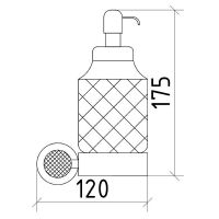 Товар: Дозатор для жидкого мыла Boheme Royal Cristal 10932-CR-B Хром - фото 2 Дозатор для жидкого мыла Boheme Royal Cristal 10932-CR-B Хром — фото 2, Дозаторы