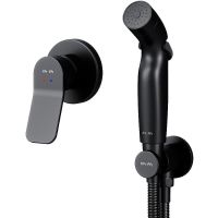 Комплект унитаза с инсталляцией AM.PM Spirit CK70GH Черный матовый с сиденьем Микролифт с Черной глянцевой клавишей смыва с гигиеническим душем и аксессуарами для ванной комнаты — фото 17, Комплекты унитаз + инсталляция