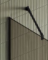 Товар: Душевая перегородка Maybah Glass MGD-703-6у 690x1950 в узком профиле Черный стекло бронзовое матовое - фото 7 Душевая перегородка Maybah Glass MGD-703-6у 690x1950 в узком профиле Черный стекло бронзовое матовое — фото 7, Душевые перегородки