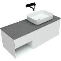 Товар: Тумба под раковину Allen Brau Infinity 120 R 1.21008.WM подвесная Белая матовая - фото 4 Тумба под раковину Allen Brau Infinity 120 R 1.21008.WM подвесная Белая матовая — фото 4, Мебель для ванной