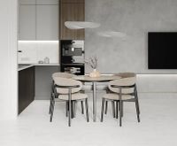 Керамогранит Ceradim Stone Cool White белый полированный 60х120 см — фото 6, Керамогранит