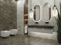 Товар: Керамогранит Primavera Nola Dark Punch Carving PC205 60х120 см - фото 6 Керамогранит Primavera Nola Dark Punch Carving PC205 60х120 см — фото 6, Керамогранит