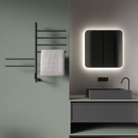 Электрический полотенцесушитель Vincea 43х80 VTD-1S2CGE Графит — фото 3, Электрические полотенцесушители