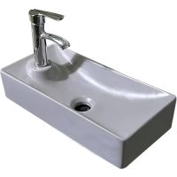 Раковина SantiLine 44 SL-2009RMG Серая матовая — фото 1, Мини-раковины