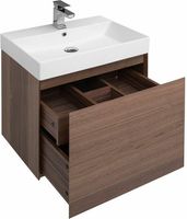 Товар: Тумба под раковину Aquanet Нью-Йорк 60 203945 подвесная Орех - фото 4 Тумба под раковину Aquanet Нью-Йорк 60 203945 подвесная Орех — фото 4, Мебель для ванной