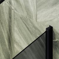 Товар: Шторка на ванну Maybah Glass MGV-618-6 700x1400 поворотная на монопетле Черный стекло графитовое - фото 5 Шторка на ванну Maybah Glass MGV-618-6 700x1400 поворотная на монопетле Черный стекло графитовое — фото 5, Неподвижные шторки для ванной