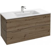 Тумба под раковину Jacob Delafon Sherwood 100 EB1833RU-P13 подвесная Состаренный дуб — фото 1, Тумбы под раковину