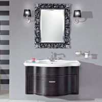 Зеркало Cezares 75 620/A Nero Argento — фото 2, Мебель для ванной