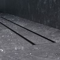 Душевой лоток AM.PM PrimeFlow 80 W02SC-U11-080-04BM с Черной матовой решеткой / под плитку Tile — фото 14, Душевые лотки