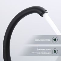 Смеситель для кухни Splenka S202.41.06 Черный матовый — фото 6, Смесители для кухни