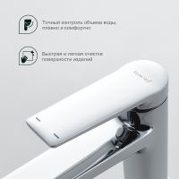 Смеситель для раковины Splenka Хром арт-S04.10 — фото 5, Смесители для раковины