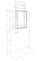 Товар: Зеркальный шкаф Aquaton Рико 65 1A215202RIB90 Белый Ясень фабрик - фото 7 Зеркальный шкаф Aquaton Рико 65 1A215202RIB90 Белый Ясень фабрик — фото 7, Зеркальные шкафы в ванную