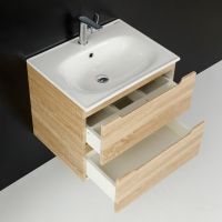 Тумба под раковину BelBagno Etna 60 подвесная Rovere Bianco арт-ETNA-600-2C-SO-WO-P — фото 3, Тумбы под раковину