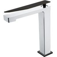 Смеситель для раковины Boheme Q 142-CRB.2 Хром Черный — фото 1, Смесители