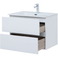 Товар: Тумба под раковину Aquanet Алвита New 70 303909 подвесная Белая матовая - фото 3 Тумба под раковину Aquanet Алвита New 70 303909 подвесная Белая матовая — фото 3, Мебель для ванной