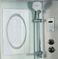 Душевая кабина WeltWasser WW500 Emmer 11015 110x110 10000003286 профиль Хром стекло прозрачное — фото 4, Душевые кабины