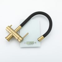 Смеситель для кухни Gappo G4398-33 Золотой сатин Черный — фото 16, Смесители для кухни