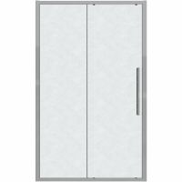 Товар: Душевая дверь Grossman Cosmo 110 100.K33.02.110.10.02 профиль Хром стекло шиншилла - фото 1 Душевая дверь Grossman Cosmo 110 100.K33.02.110.10.02 профиль Хром стекло шиншилла — фото 1, Раздвижные душевые двери