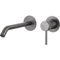 Смеситель для раковины Allen Brau Priority 5.31A03-MG Графит брашированный — фото 1, Смесители для раковины