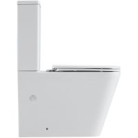 Товар: Унитаз компакт Black&White Universe 7703W с бачком и сиденьем Микролифт - фото 3 Унитаз компакт Black&White Universe 7703W с бачком и сиденьем Микролифт — фото 3, Унитазы