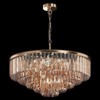 Люстра Maytoni Neoclassic Revero MOD085PL-12G Прозрачная Золото — фото 4, Люстры