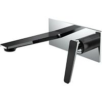 Смеситель для раковины Frap F1057-22 Черный матовый Хром — фото 1, Смесители для раковины