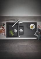 Товар: Кухонная мойка Grohe K500 100 31646AP0 Черный гранит - фото 5 Кухонная мойка Grohe K500 100 31646AP0 Черный гранит — фото 5, Кухонные мойки