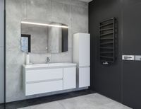 Товар: Тумба под раковину Caprigo Forte 120 подвесная Белая матовая арт-36117R-SF027 - фото 4 Тумба под раковину Caprigo Forte 120 подвесная Белая матовая арт-36117R-SF027 — фото 4, Тумбы под раковину