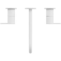 Смеситель для раковины Cezares Leaf LEAF-BLI3L-BIO Белый матовый — фото 6, Смесители