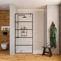 Полка корзина DIWO Смоленск П16102 Черный муар — фото 3, Полки для ванной и душа