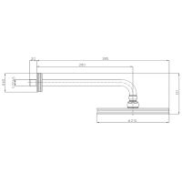 Товар: Верхний душ Bossini Liberty H27740G.022 Античная бронза - фото 2 Верхний душ Bossini Liberty H27740G.022 Античная бронза — фото 2, Верхние души