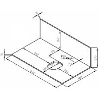 Столешница под раковину Aquaton Мишель 80 1A277203MIX40 с панелью Бежевая — фото 4, Столешницы под раковину