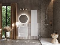 Тумба под раковину Roca Ona 60 A857613509 подвесная Белая матовая — фото 5, Мебель для ванной