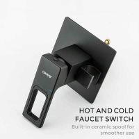 Гигиенический душ со смесителем Gappo G17-6 G7217-6 Черный матовый — фото 3, Гигиенические души