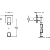 Товар: Душевой шланг Jacob Delafon с подсоединением Хром арт-E14714-CP - фото 3 Душевой шланг Jacob Delafon с подсоединением Хром арт-E14714-CP — фото 3, Душевые шланги