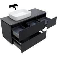 Товар: Тумба под раковину Allen Brau Infinity 120 L 1.21005.AM подвесная Антрацит матовый - фото 6 Тумба под раковину Allen Brau Infinity 120 L 1.21005.AM подвесная Антрацит матовый — фото 6, Мебель для ванной