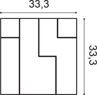Декоративная панель Orac Decor W102 333x25x333 мм — фото 5, Панели
