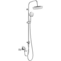 Душевая система Orange Plito M16-933cr Хром — фото 1, Душевые стойки