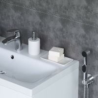 Смеситель для раковины Damixa Eclipse 310300001 с гигиеническим душем Хром — фото 4, Смесители